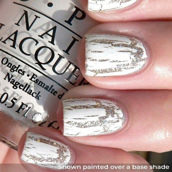 OPI White Shatter Crackle Effect Nail Polish Top Coat