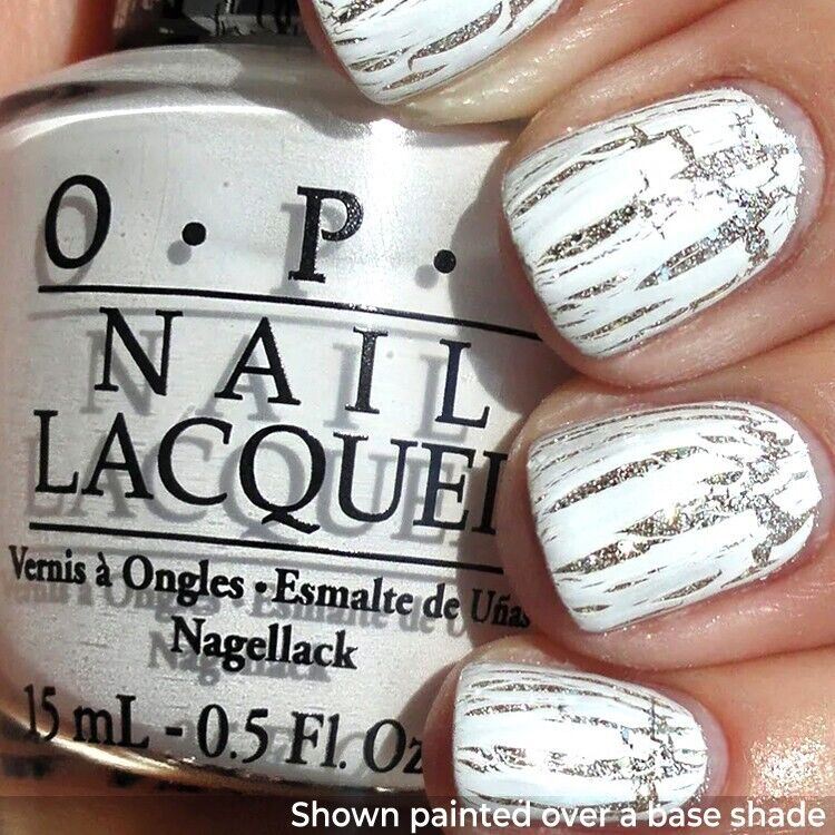 OPI White Shatter Crackle Effect Nail Polish Top Coat